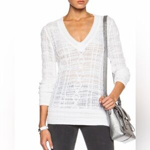 RAG & BONE size small Shana V Neck Viscose-Blend Sweater wore once